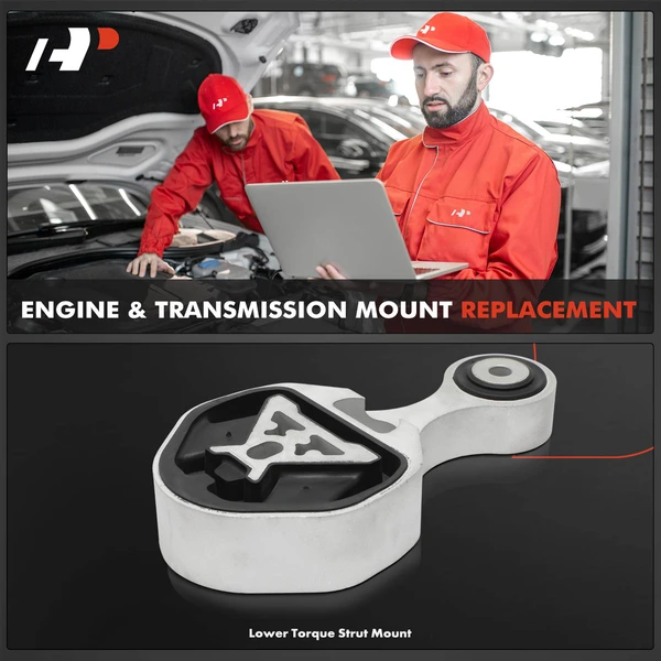 1-Pc Torque Strut Mount Lower A-Premium APEM1771