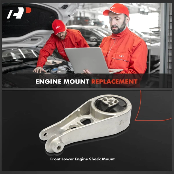 1-Pc Engine Shock Mount Front Lower A-Premium APEM1594