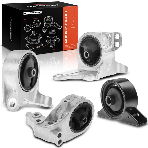 2001-2005 Chrysler Sebring 4-Pc Engine Mount and Transmission Mount Kit Front & Rear A-Premium APEM149