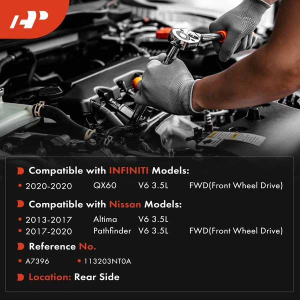 1-Pc Engine Motor Mount Rear Side A-Premium APEM2001