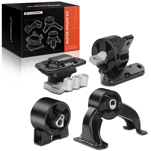 2011-2014 Chrysler 200 4-Pc Engine Mount and Transmission Mount Kit Front A-Premium APEM153