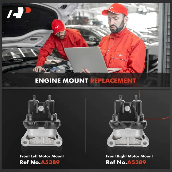 2-Pc Engine Mount Front A-Premium APEM251