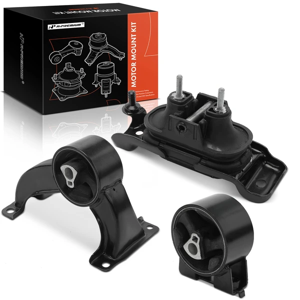 2008-2010 Dodge Grand Caravan 3-Pc Engine Mount Front & Rear A-Premium APEM253
