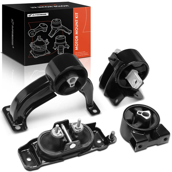 2008-2010 Dodge Grand Caravan 4-Pc Engine Mount and Transmission Mount Kit Front & Rear A-Premium APEM304