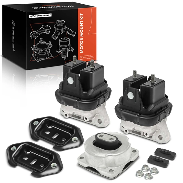 3-Pc Engine Mount and Transmission Mount Kit Front Left & Front Right A-Premium APEM370