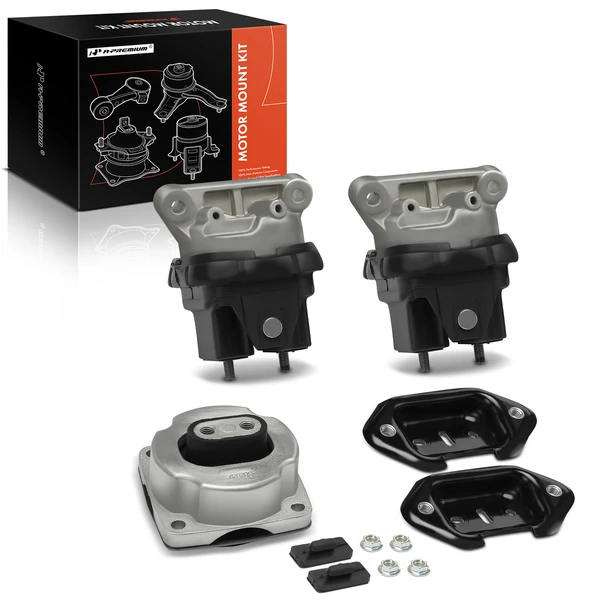 3-Pc Engine Mount and Transmission Mount Kit Front Left & Front Right A-Premium APEM370