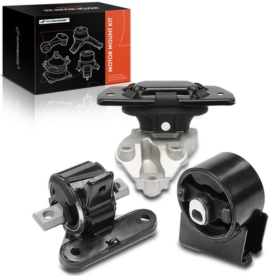 3 Pcs Engine Motor & Transmission Mount
