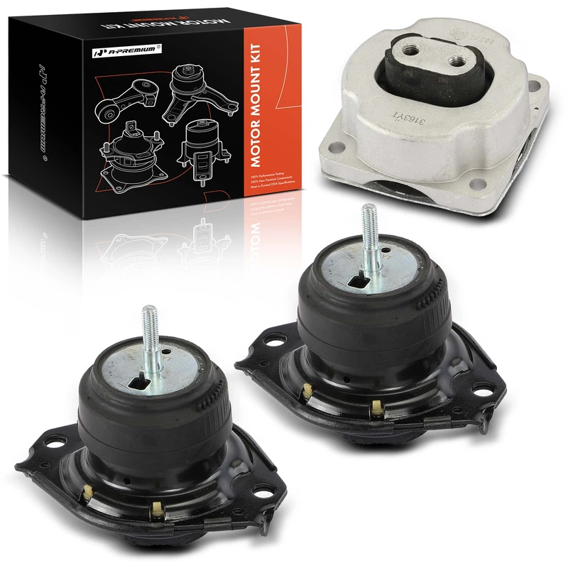 3 Pcs Engine Motor & Transmission Mount for Chrysler 300 2012-2014 Dodge Charger