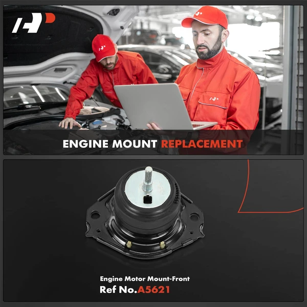 2-Pc Engine Motor Mount, Front, A-Premium APEM387