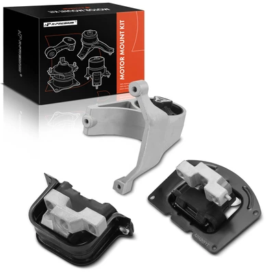 3 Pcs Engine Motor & Transmission Mount