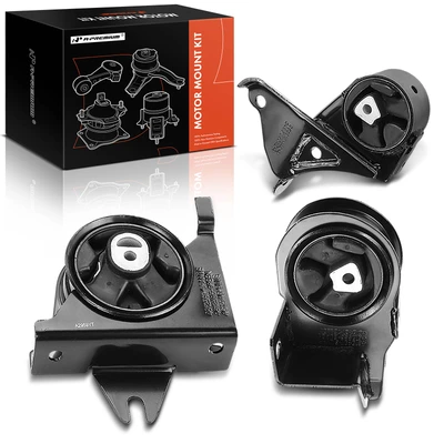 3 Pcs Engine Motor & Transmission Mount
