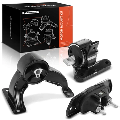 3 Pcs Engine Motor & Transmission Mount
