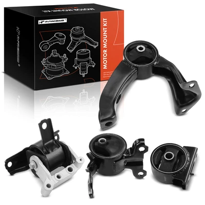 4 Pcs Engine Motor Mount & Transmission Mount