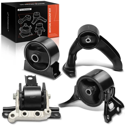 4 Pcs Engine Motor Mount & Transmission Mount