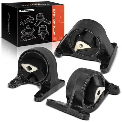 3 Pcs Engine Motor & Transmission Mount