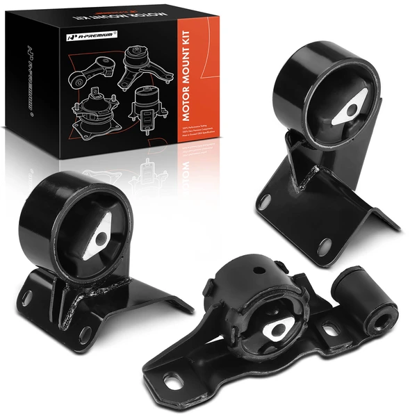 3 Pcs Automatic Motor Mount & Transmission Mount for 1993 1995-1996 Jeep Grand Cherokee