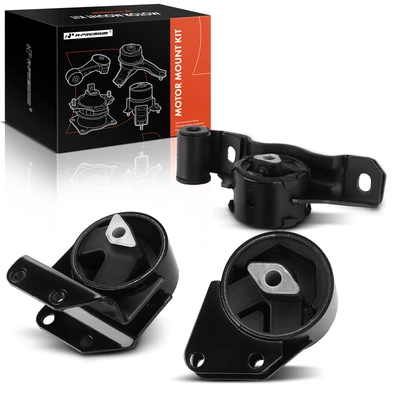 3 Pcs Engine Motor & Transmission Mount