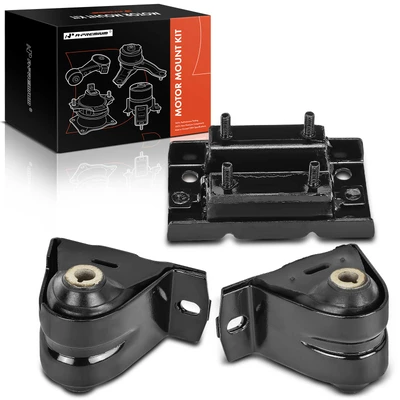 3 Pcs Automatic Transmission Engine Motor & Transmission Mount
