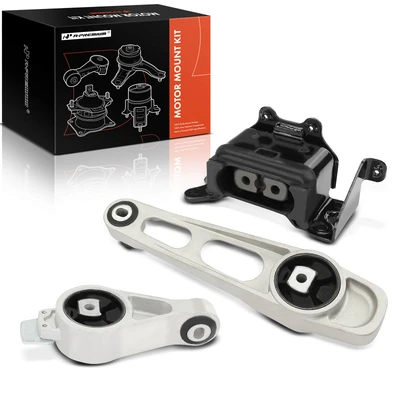 3 Pcs Engine Motor & Transmission Mount