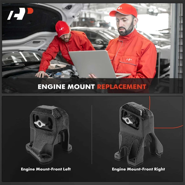 2-Pc Engine Mount, Front, A-Premium APEM1257