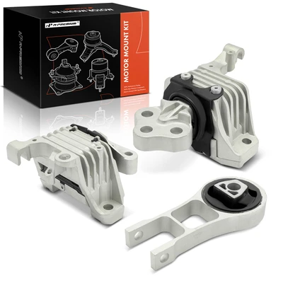 3 Pcs Engine Motor & Engine Shock & Transmission Mount