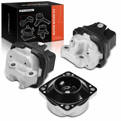 3 Pcs Engine Motor & Transmission Mount