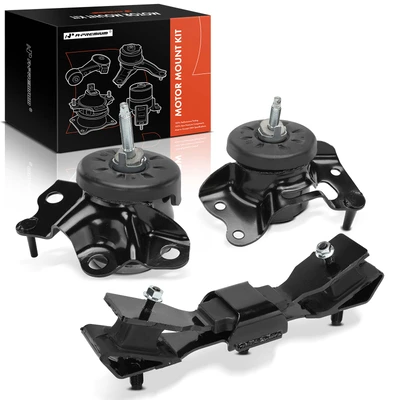 3 Pcs Engine Motor & Transmission Mount