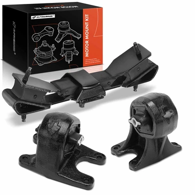 3 Pcs Engine Motor & Transmission Mount
