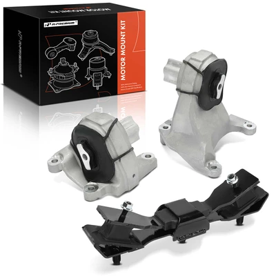 3 Pcs Engine Motor & Transmission Mount