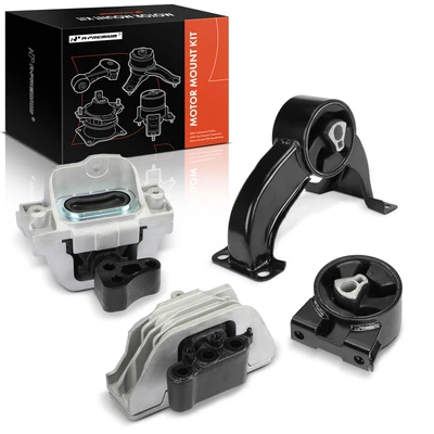 4 Pcs Engine Motor & Transmission Mount