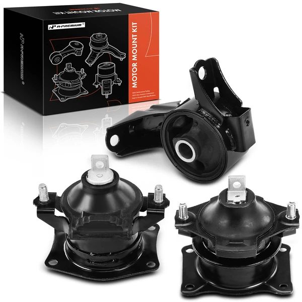 2007-2013 Acura MDX 3-Pc Motor Mount Front & Rear A-Premium APEM241