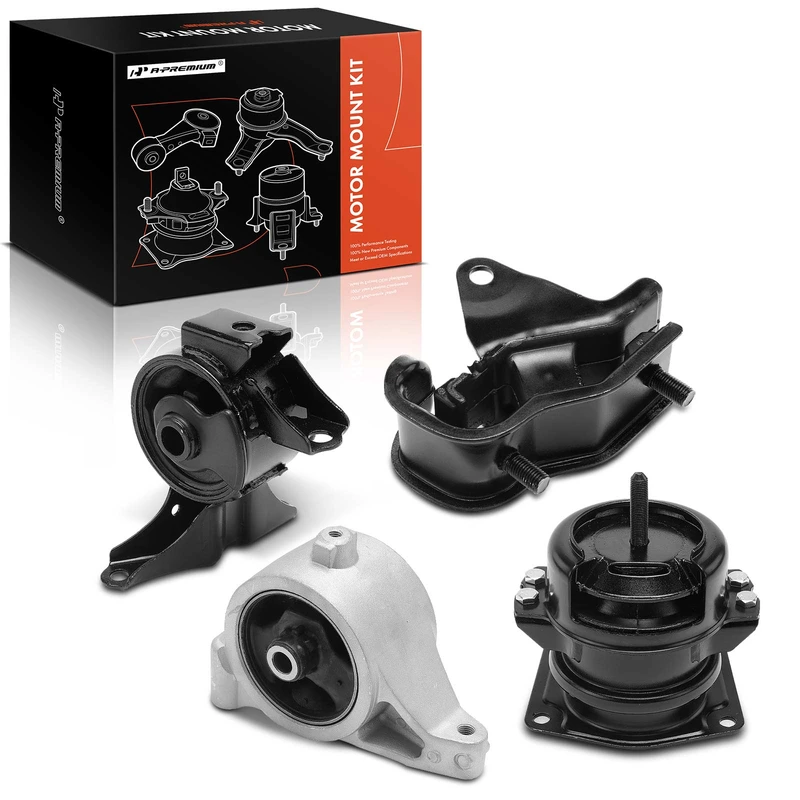 4-Pc Motor Mount + Transmission Mount, Front & Rear, A-Premium APEM244