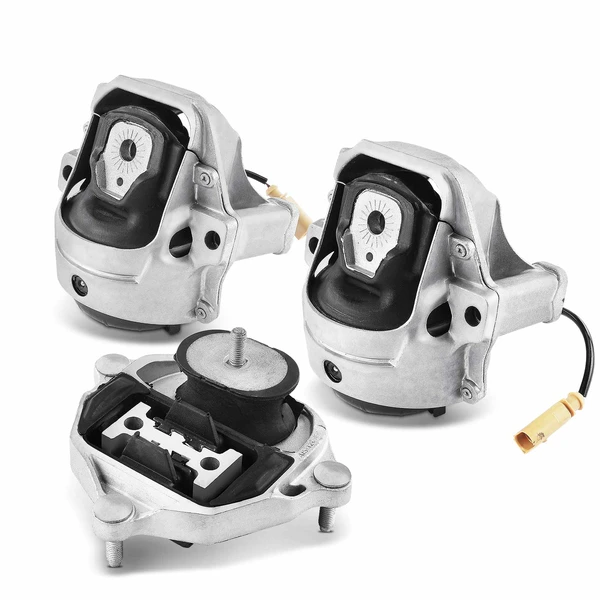 2010-2012 Audi A5 3-Pc Engine Mount and Transmission Mount Kit Front & Rear A-Premium APEM204