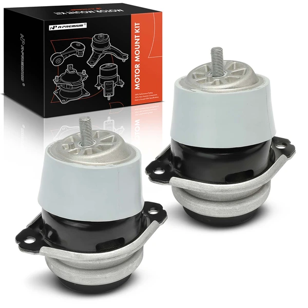 2004-2006 2008-2010 Porsche Cayenne 2-Pc Motor Mount Front A-Premium APEM297