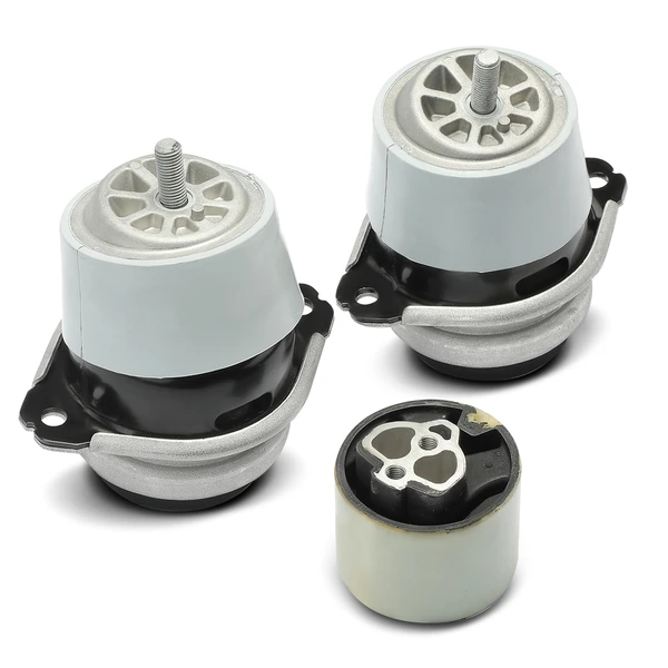 2007-2015 Audi Q7 3-Pc Engine Mount and Transmission Mount Kit Front Left & Right A-Premium APEM298