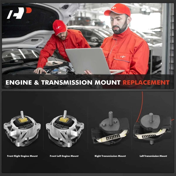 4-Pc Engine & Transmission Mount A-Premium APEM2268