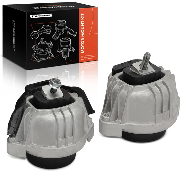 2-Pc Engine Mount Front Left & Front Right A-Premium APEM1251