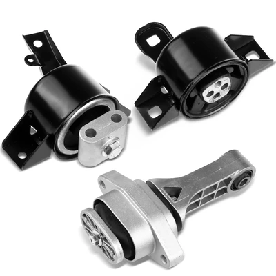 3 Pcs Engine Motor & Transmission Mount