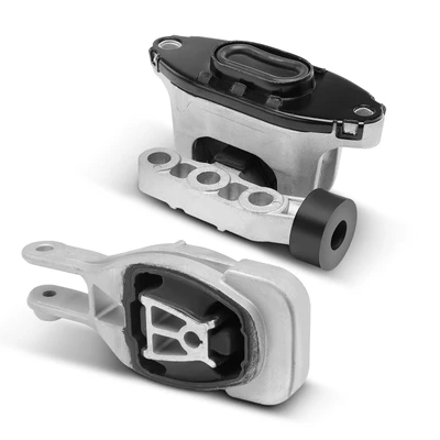 2 Pcs Engine Motor & Transmission Mount
