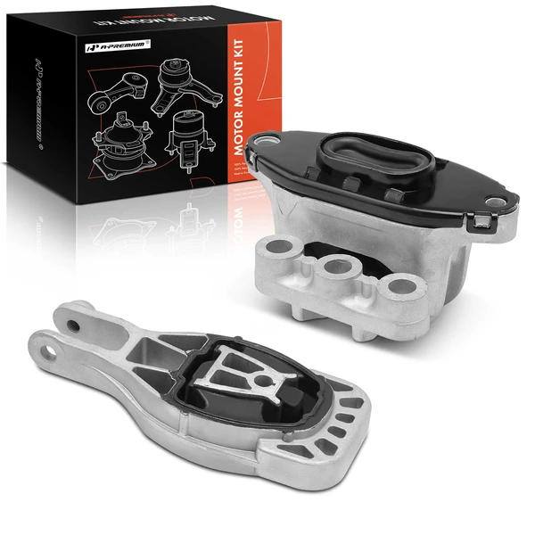 2013-2019 Chevrolet Trax 2-Pc Engine Mount and Transmission Mount Kit Front & Lower A-Premium APEM312