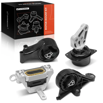 4 Pcs Engine Motor Mount & Transmission Mount