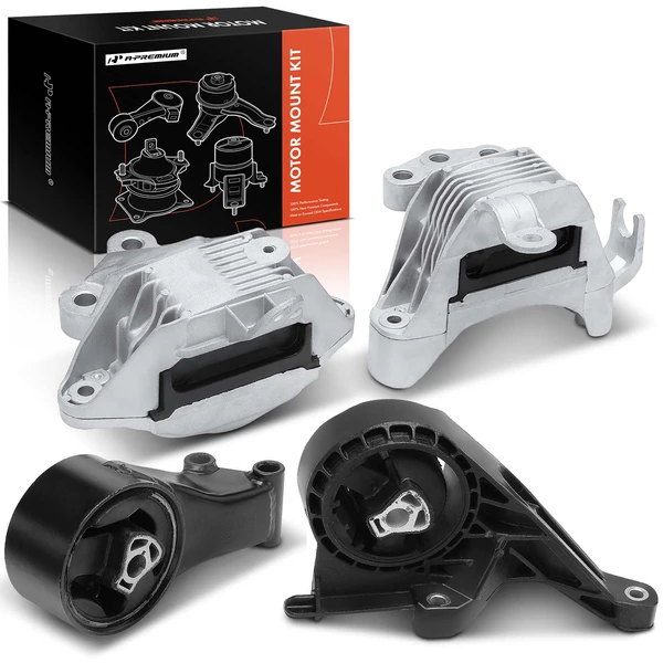 2016-2019 Buick Cascada 4-Pc Engine Mount and Transmission Mount Kit Front & Rear A-Premium APEM289