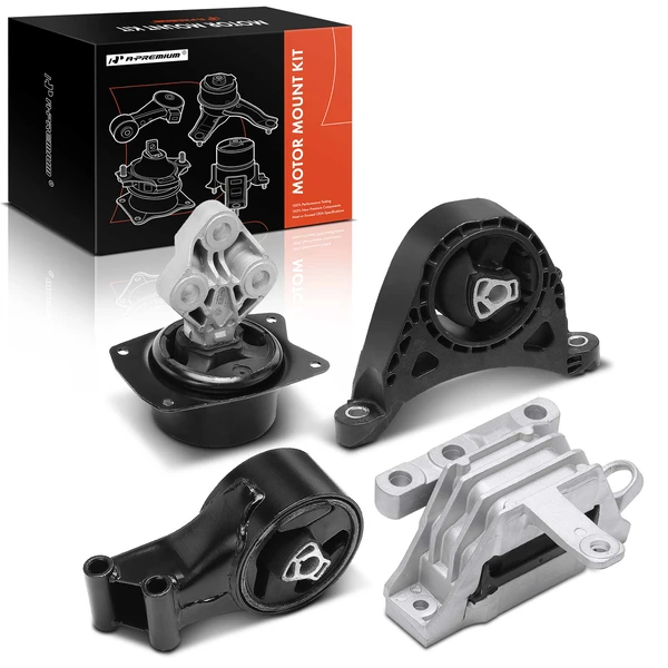 2011-2013 Buick Regal 4-Pc Engine Mount and Transmission Mount Kit Front & Rear A-Premium APEM291
