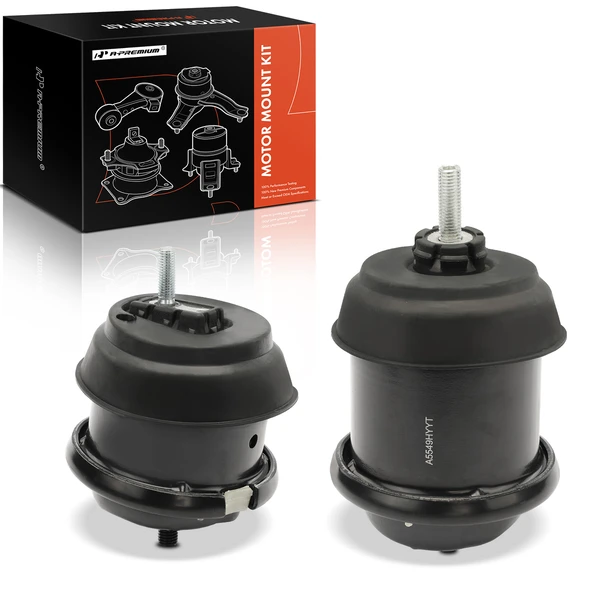 2-Pc Motor Mount, Front & Rear, A-Premium APEM480