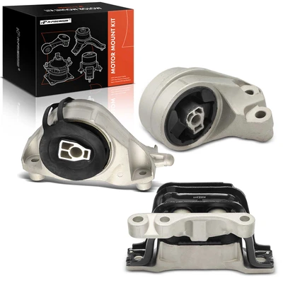 3 Pcs Automatic Engine Motor & Transmission Mount