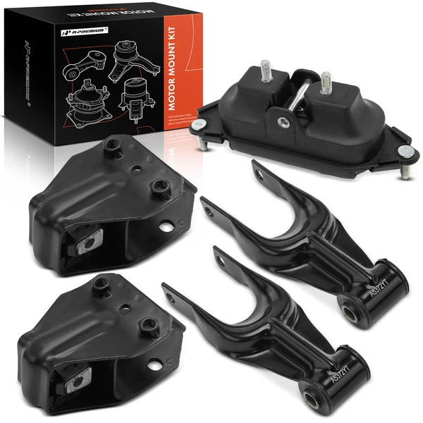 2006-2011 Chevrolet Impala 5-Pc Engine Mount and Transmission Mount Kit Front Left & Right A-Premium APEM509