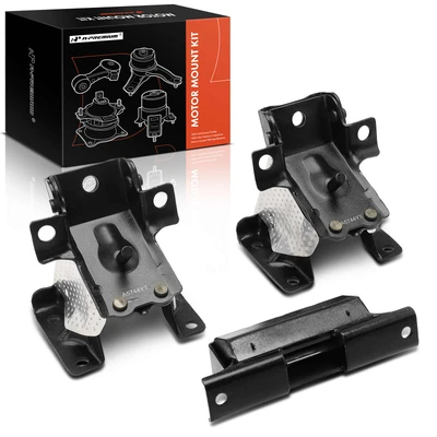 3 Pcs Engine Motor & Transmission Mount