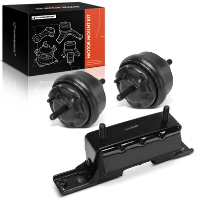 3 Pcs Engine Motor & Transmission Mount