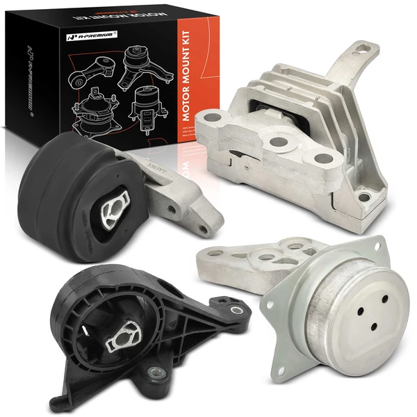 4-Pc Engine Mount and Transmission Mount Kit Front & Rear A-Premium APEM548