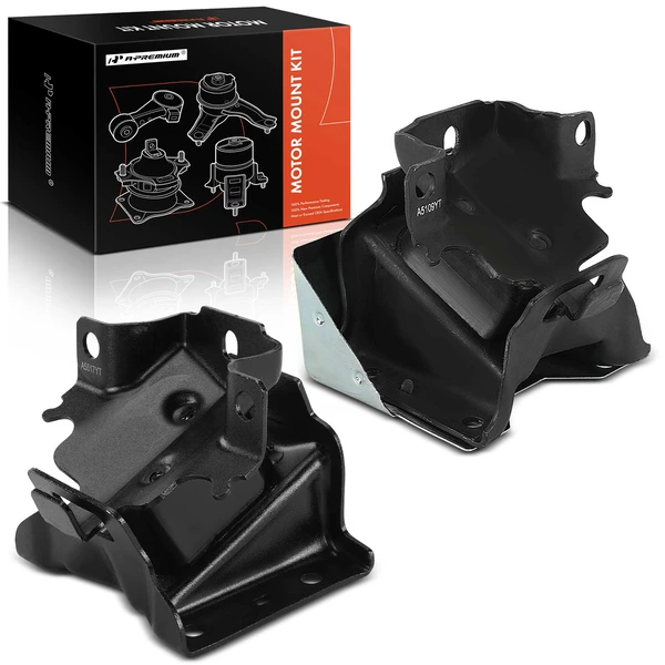 2-Pc Engine Mount, Front Left & Right, A-Premium APEM557